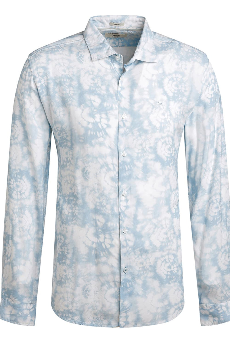 SLIM FIT VISCOSE DIGITAL PRINTED SHIRT
