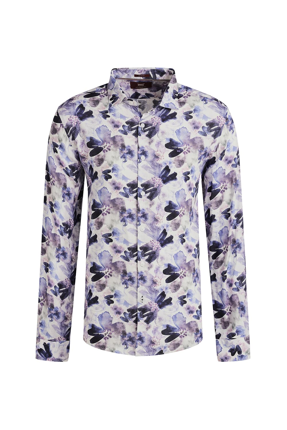 SLIM FIT VISCOSE DIGITAL PRINTED SHIRT
