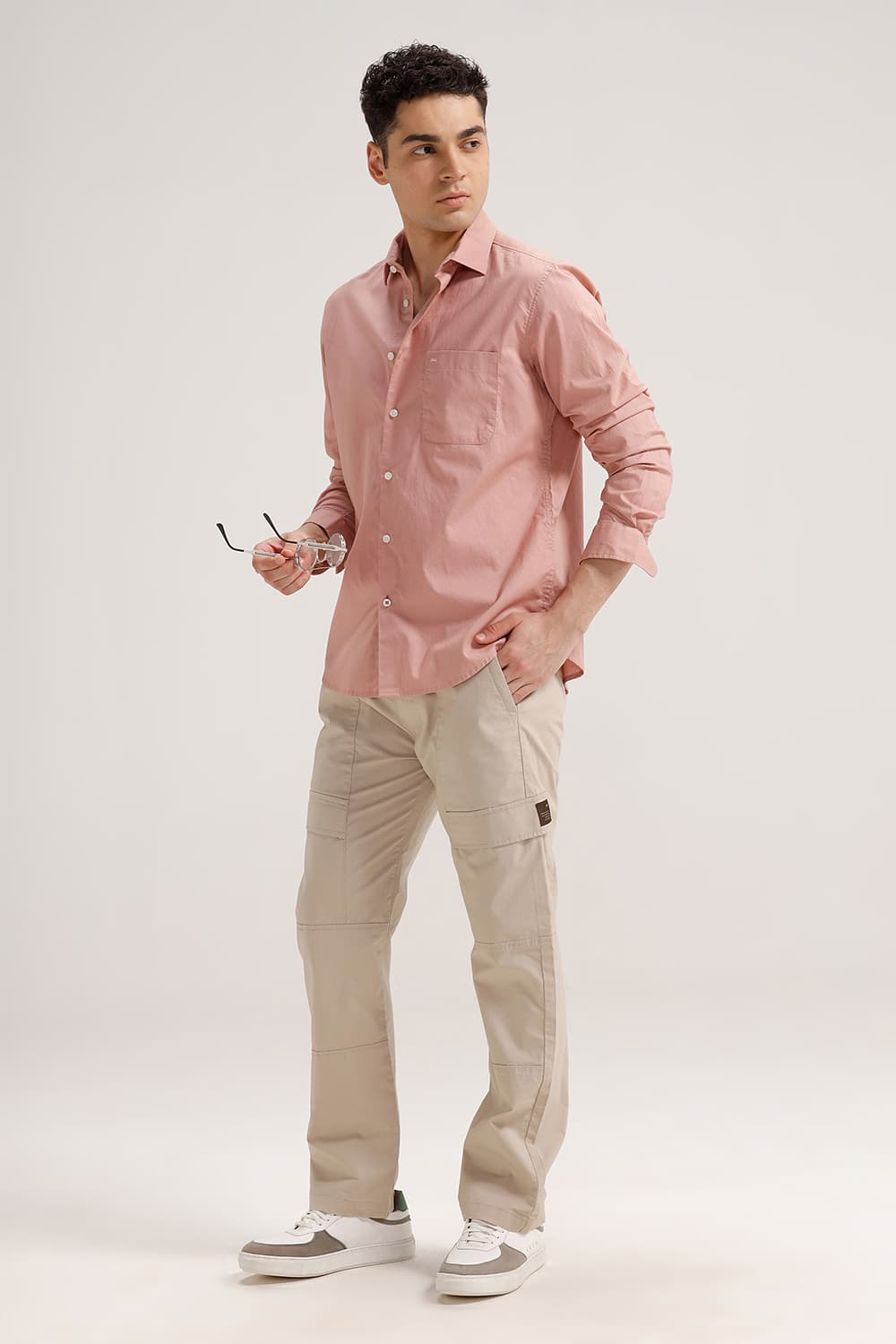 SLIM FIT COTTON OXFORD SHIRT