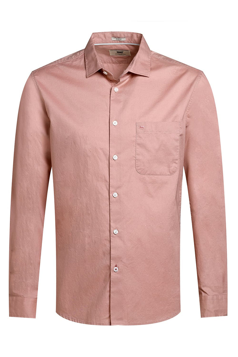 SLIM FIT COTTON OXFORD SHIRT