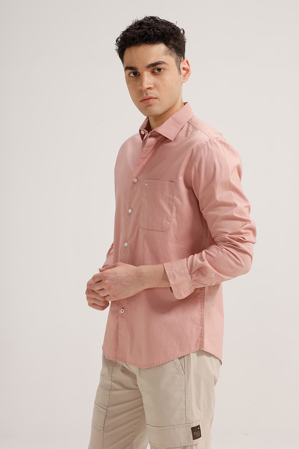 SLIM FIT COTTON OXFORD SHIRT
