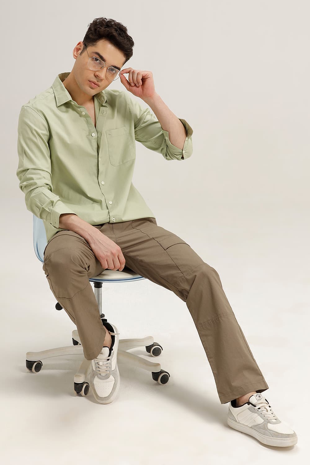 SLIM FIT COTTON OXFORD SHIRT