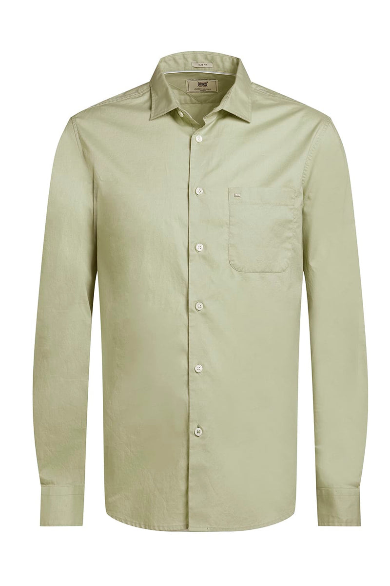 SLIM FIT COTTON OXFORD SHIRT