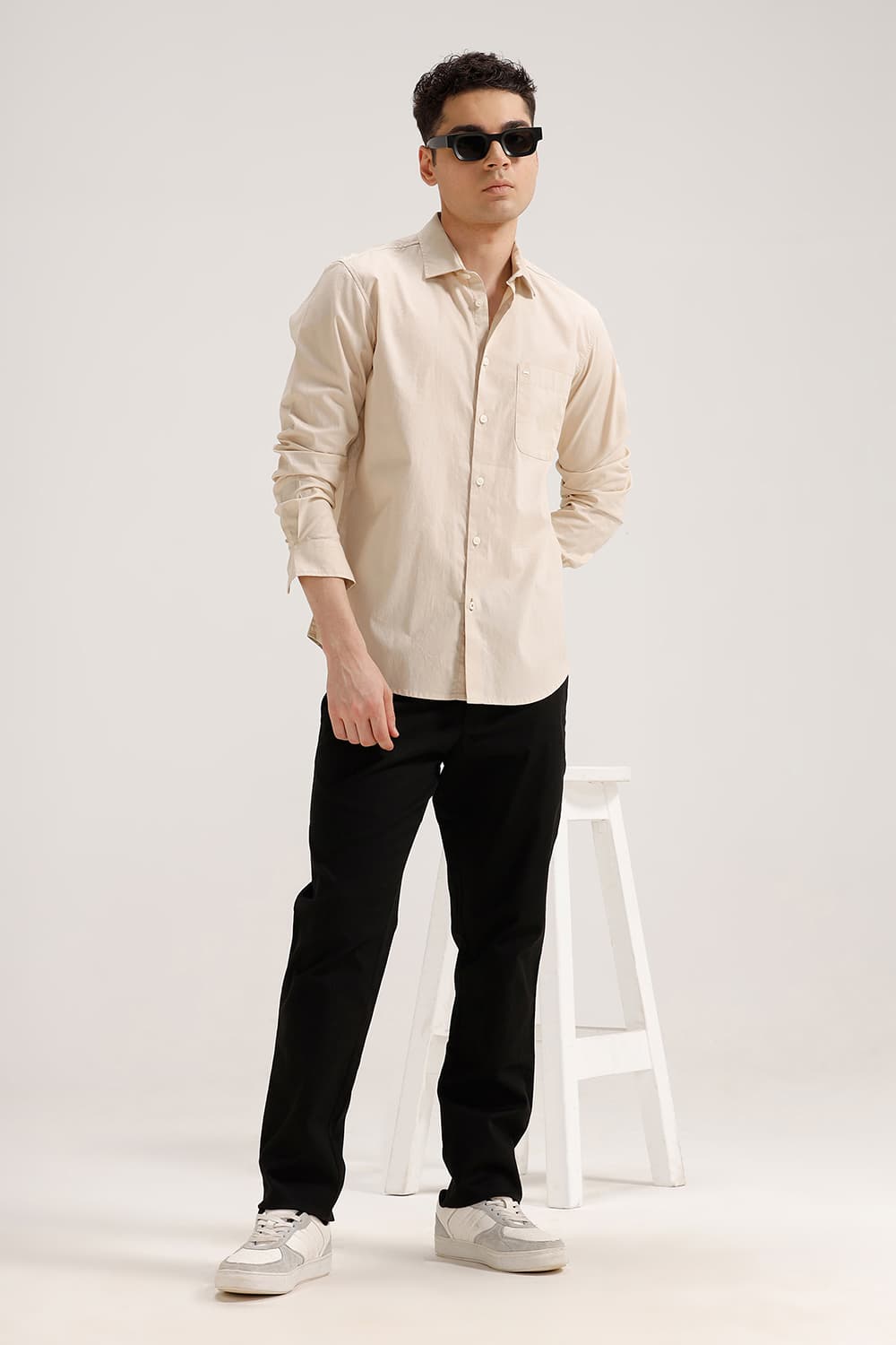 SLIM FIT COTTON OXFORD SHIRT