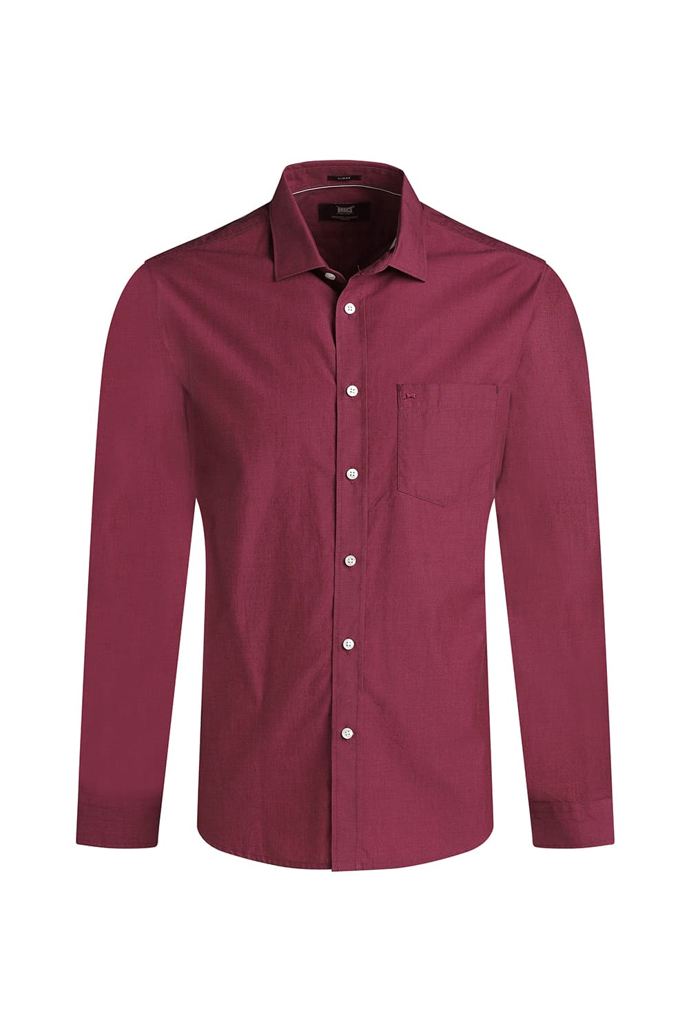 SLIM FIT COTTON FIL-A-FIL SHIRT