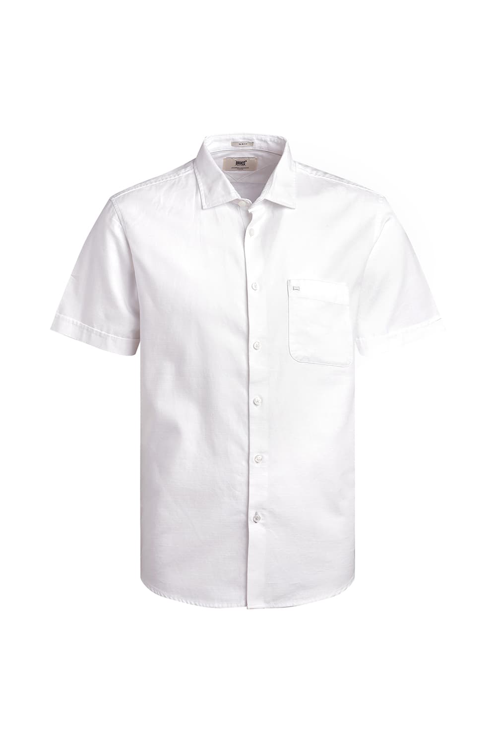 SLIM FIT BROKEN TWILL HALFSLEEVES SHIRT