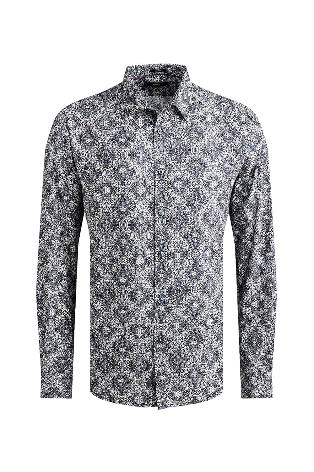SLIM FIT COTTON DIDITAL PRINTED SHIRT