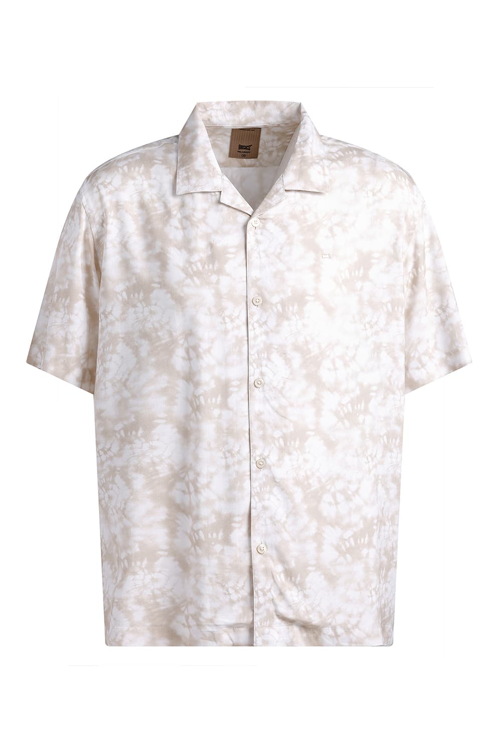 RELAXED FIT VISCOSE DIGITAL PRINTED HALFSLEEVES SHIRT
