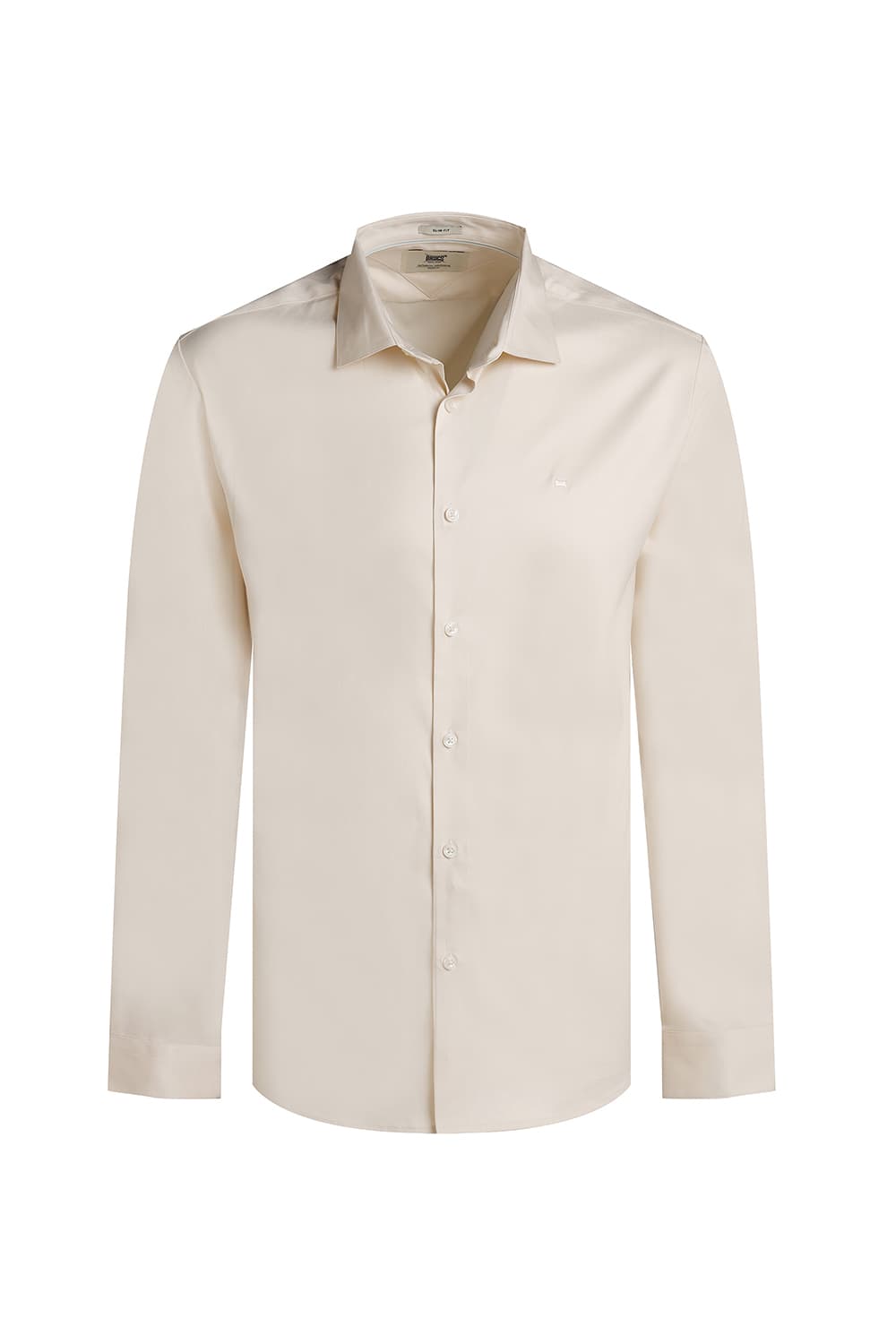 SLIM FIT POLYESTER STRETCH TWILL SHIRT