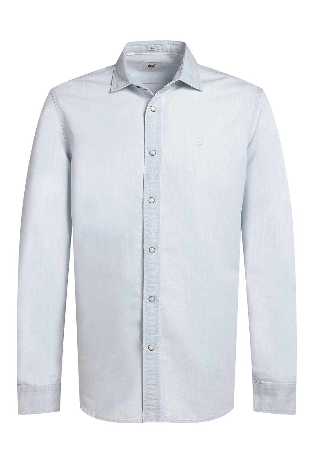 SLIM FIT INDIGO SHIRT