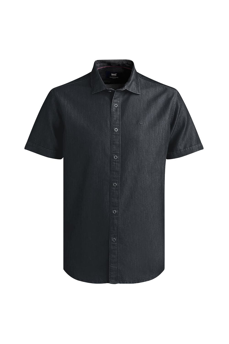 SLIM FIT COTTON SULPHUR HALFSLEEVES SHIRT