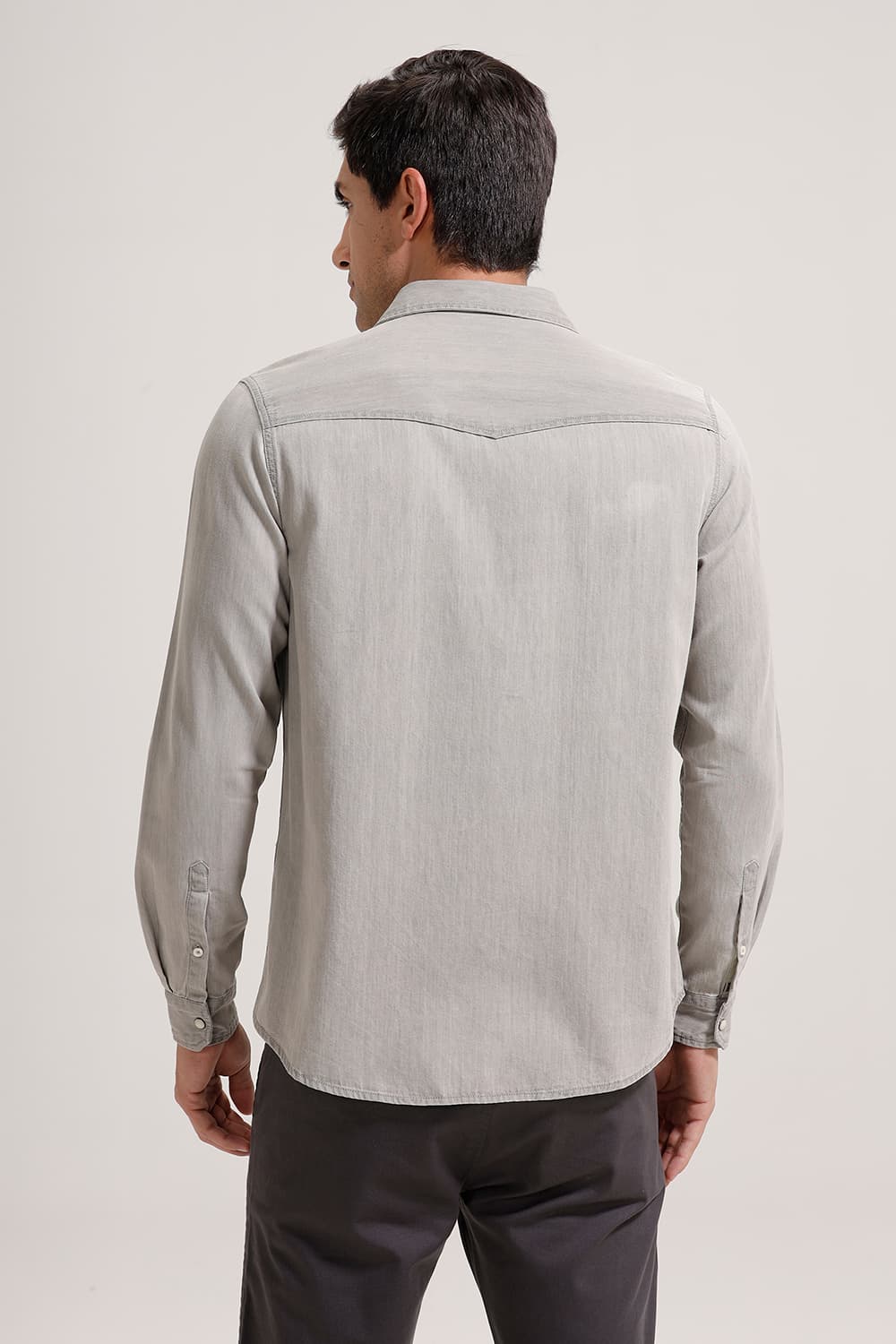 SLIM FIT COTTON SULPHUR SHIRT