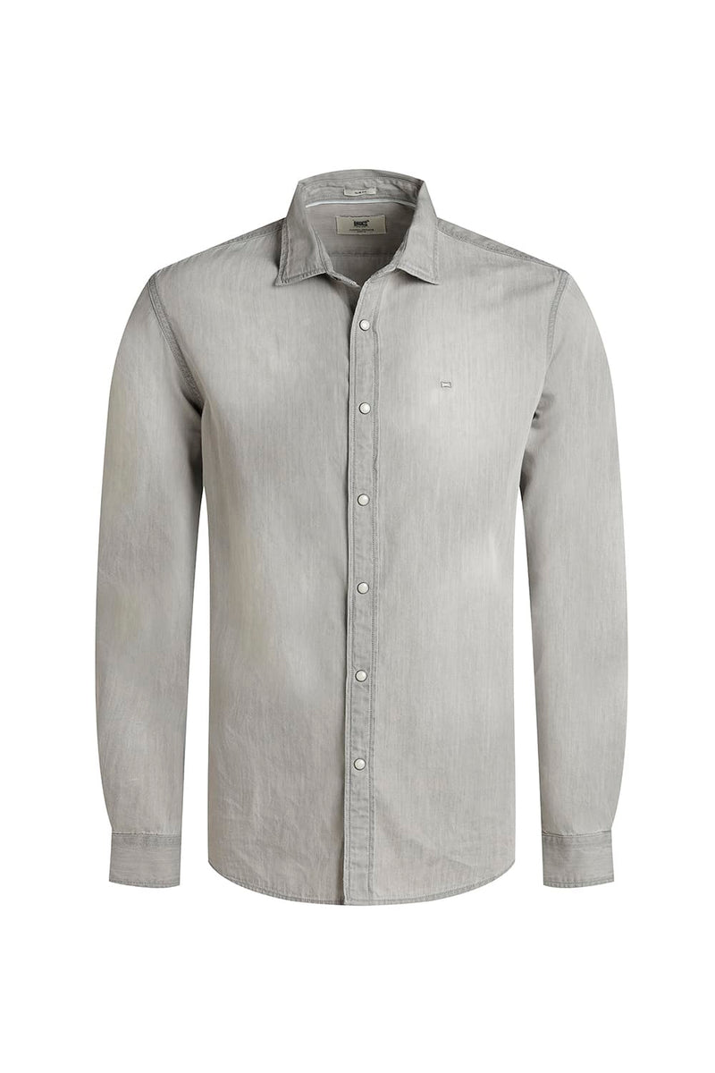SLIM FIT COTTON SULPHUR SHIRT