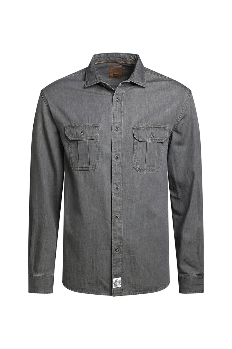 RELAXED FIT COTTON SULPHUR SHIRT