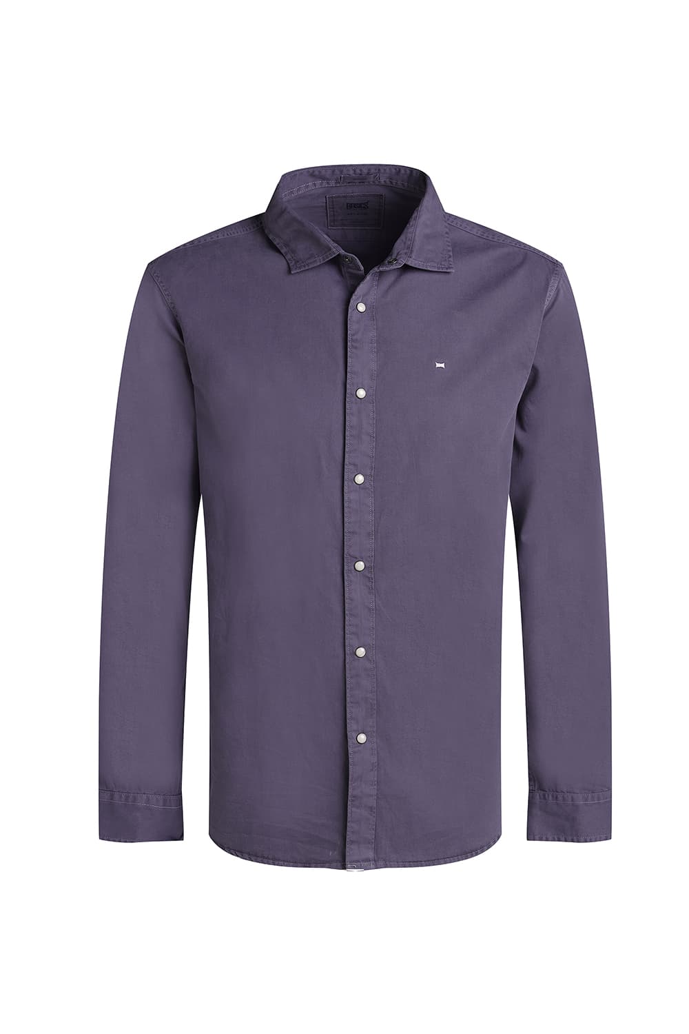 SLIM FIT COTTON TWILL SHIRT