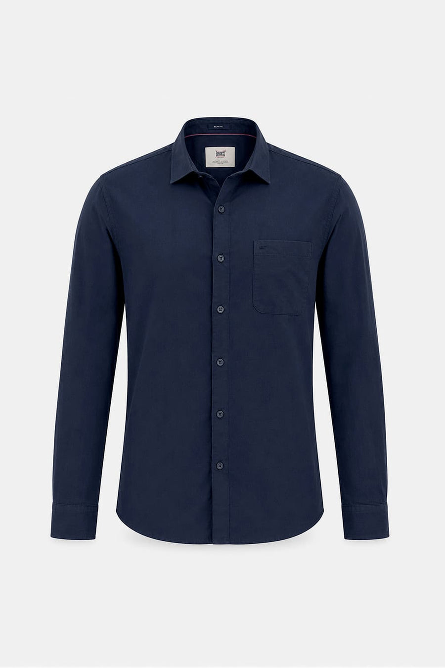 BASICS SLIM FIT MOONLIT OCEAN COTTON OXFORD SHIRT