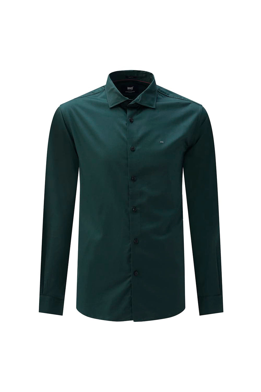 BASICS SLIM FIT  BAMBOO POLYESTER STRETCH SHIRT