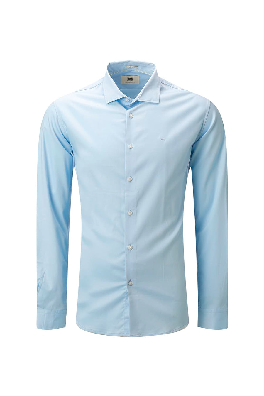 BASICS SLIM FIT  BAMBOO POLYESTER STRETCH SHIRT