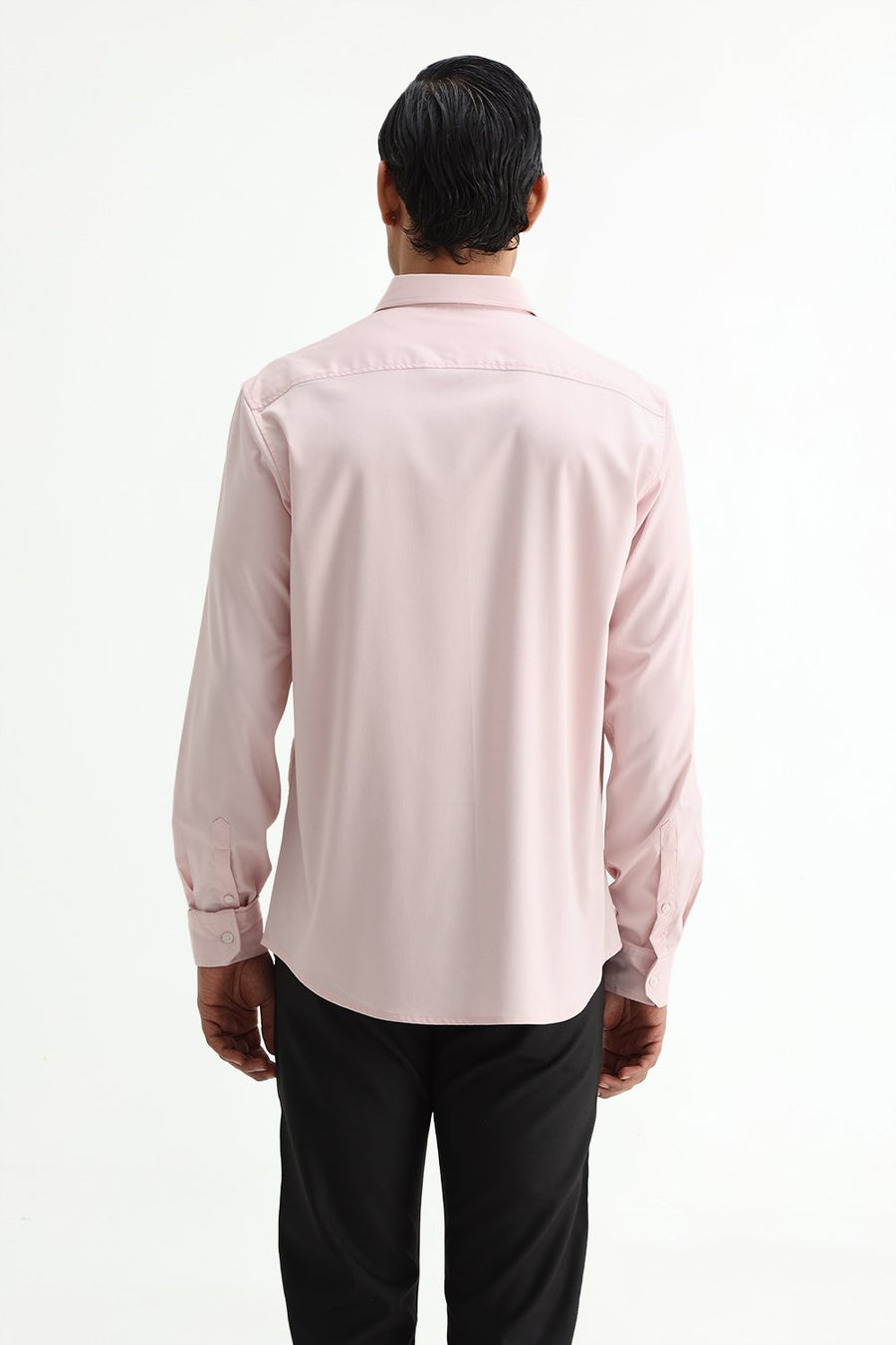 BASICS SLIM FIT  BAMBOO POLYESTER STRETCH SHIRT