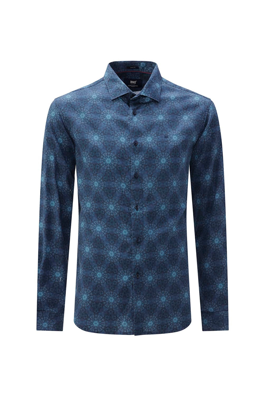 BASICS SLIM FIT  COTTON DIGITAL PRINTED SHIRT