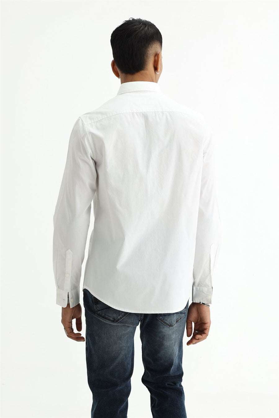 BASICS SLIM FIT  COTTON OXFORD SHIRT