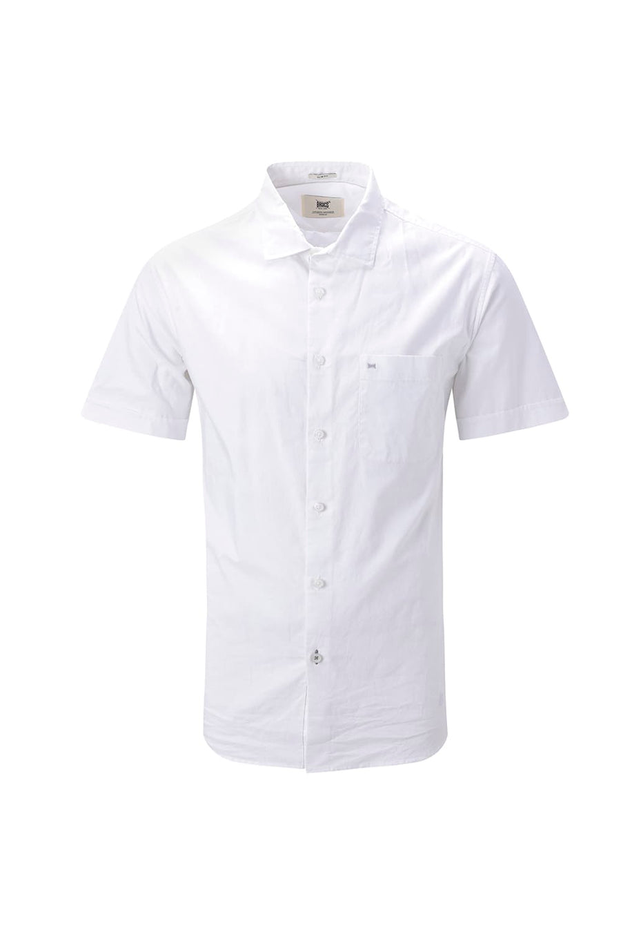 BASICS SLIM FIT  COTTON OXFORD HALFSLEEVES SHIRT