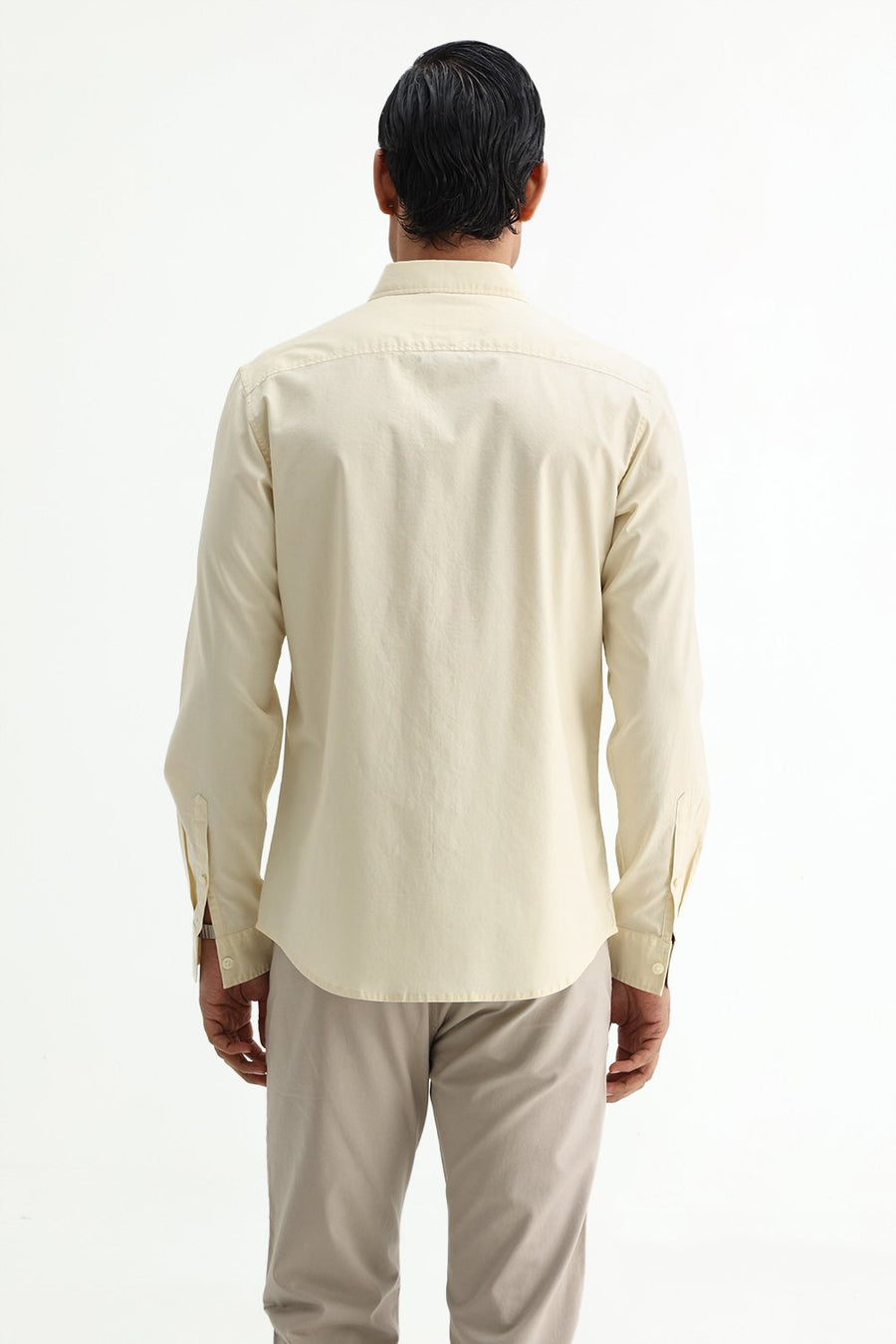 BASICS SLIM FIT  COTTON OXFORD SHIRT