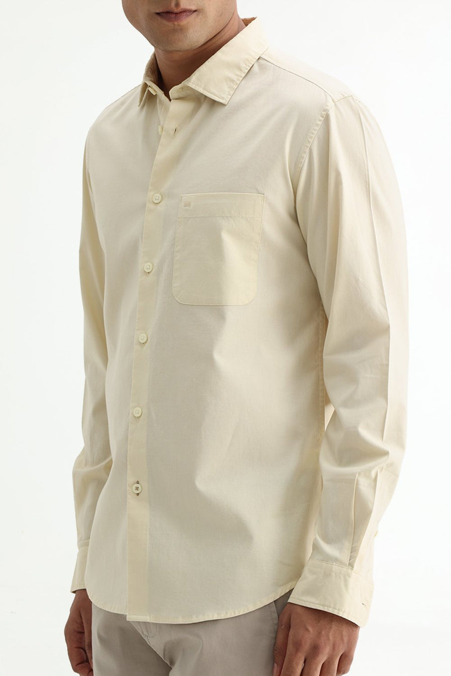 BASICS SLIM FIT  COTTON OXFORD SHIRT