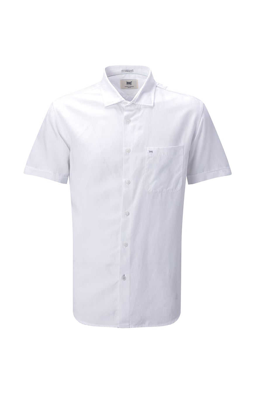 BASICS SLIM FIT  LYOCELL LINEN HALFSLEEVES SHIRT