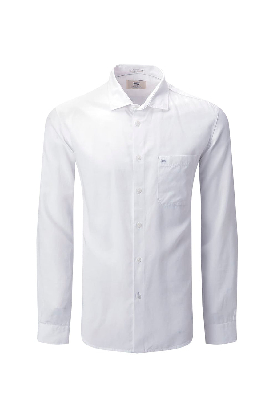 BASICS SLIM FIT  LYOCELL LINEN SHIRT