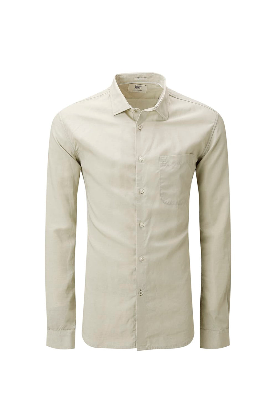 BASICS SLIM FIT  LYOCELL LINEN SHIRT