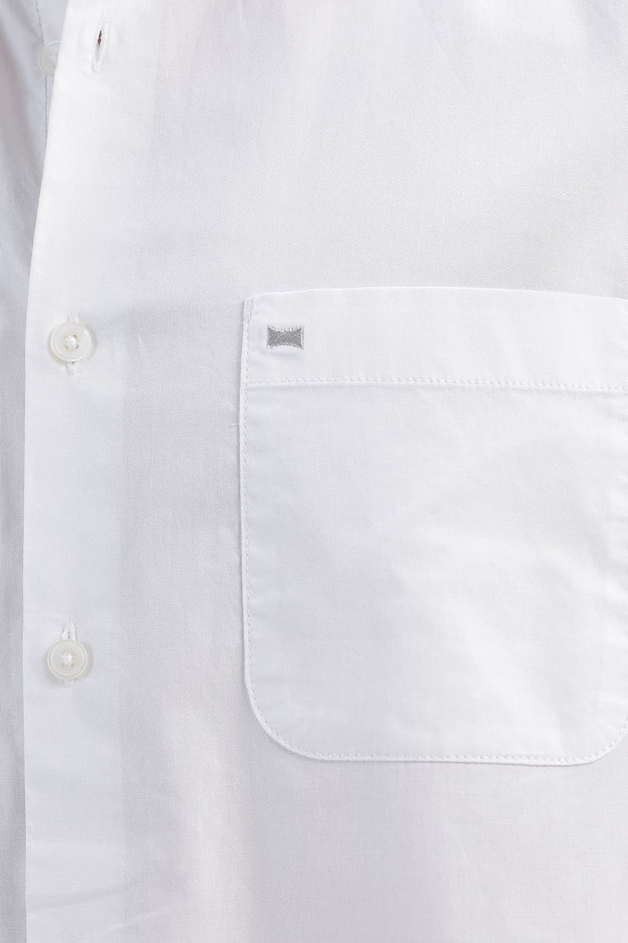 BASICS SLIM FIT LUCENT WHITE COTTON OXFORD SHIRT