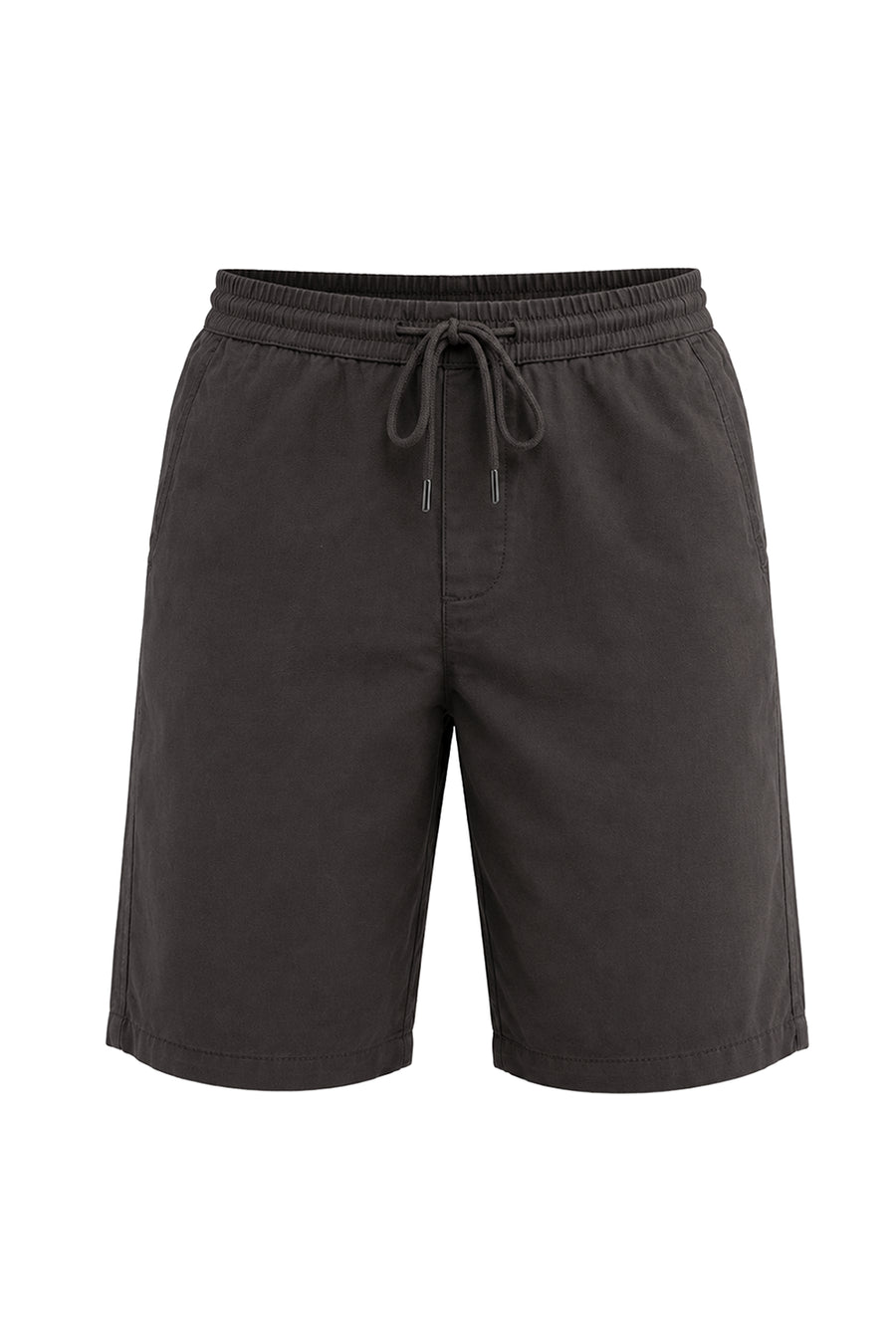 BASICS COMFORT FIT CATACOMBS BROWN COTTON TWILL SHORTS