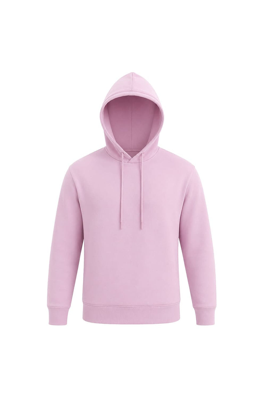 BASICS COMFORT FIT DWAN PINK COTTON HOOD WITHOUT POCKET SWEART SHIRT