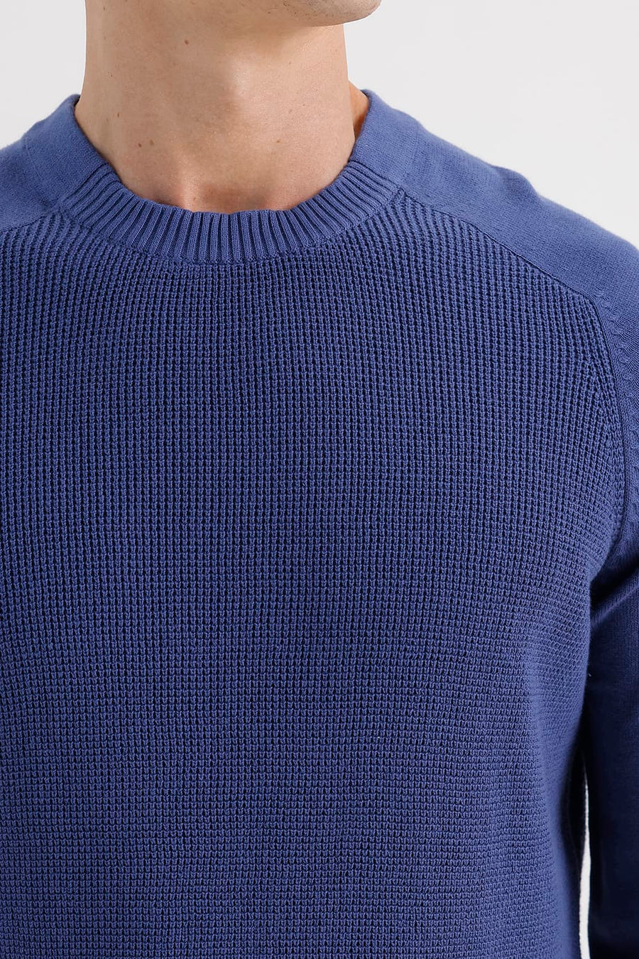 BASICS COMFORT FIT COASTAL FRORD COTTON CREW SWEART SHIRT