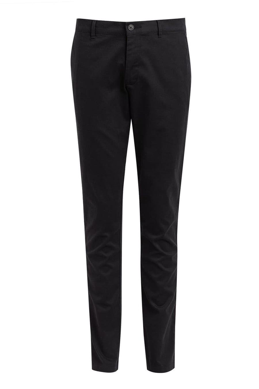 BASICS TAPERED FIT JET SET GREEN COTTON STRETCH DOBBY TROUSER