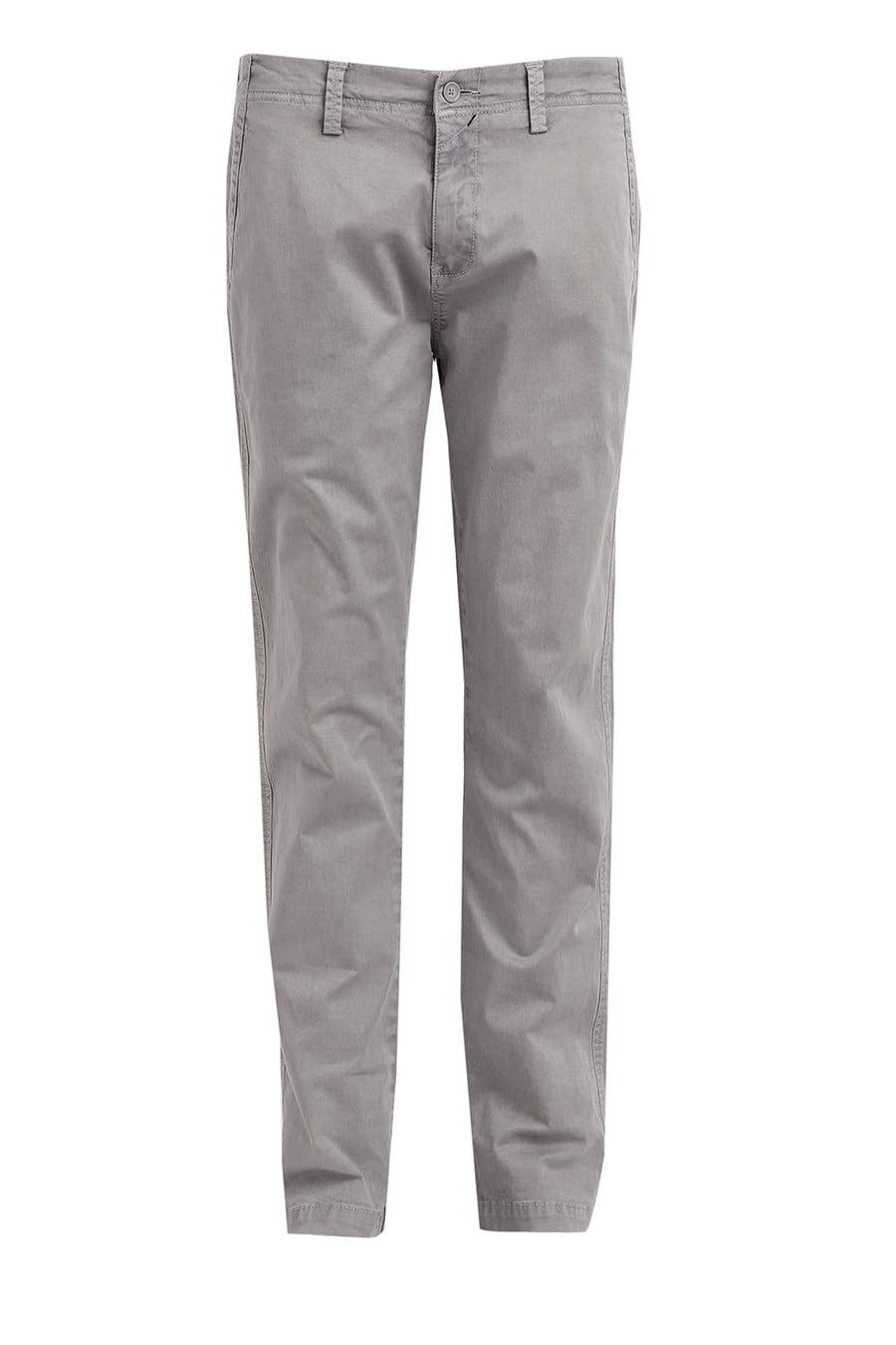 BASICS DRIFT FIT BRINDLE GREY COTTON STRETCH TROUSER