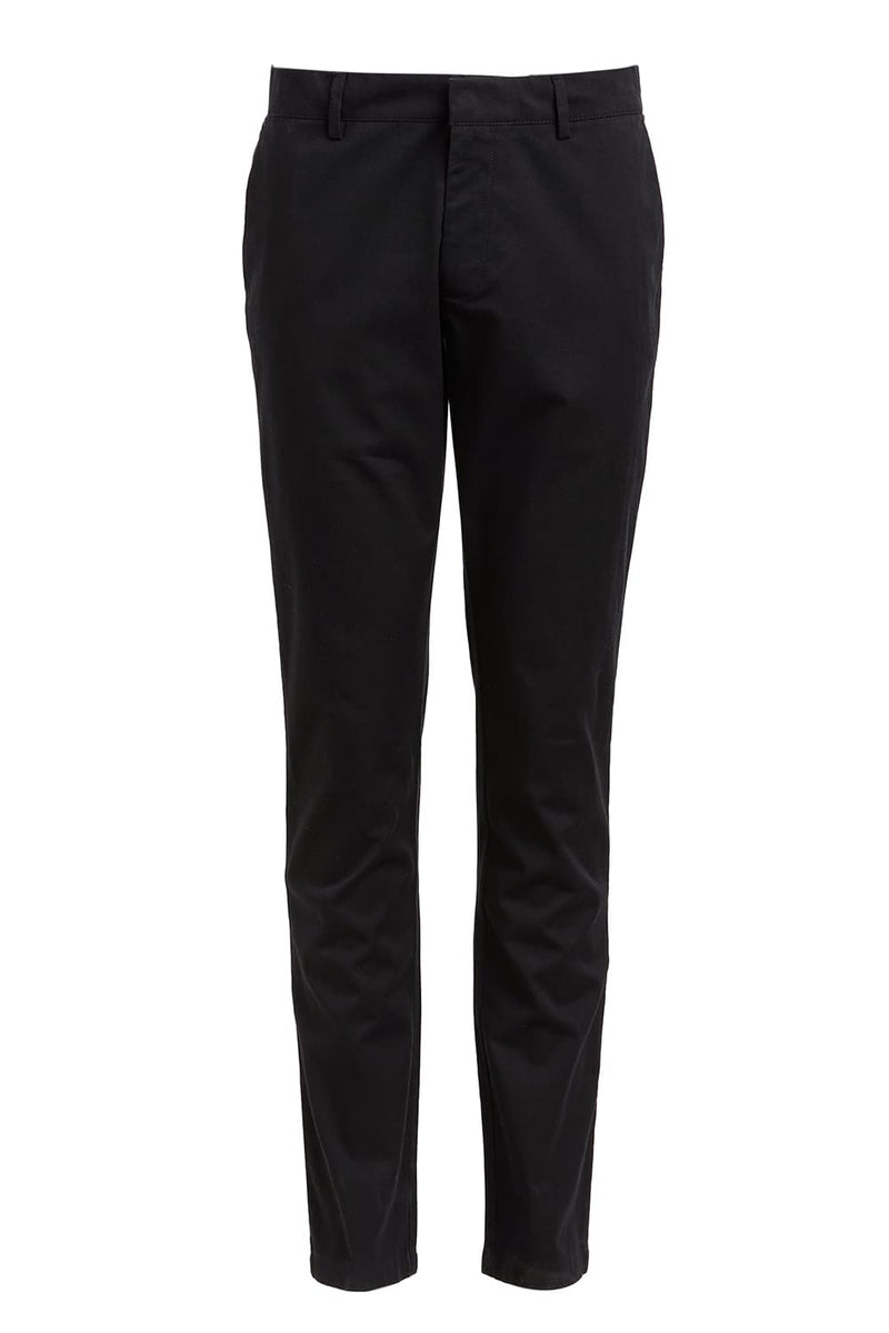 TAPERED FIT COTTON STRETCH DOBBY TROUSER