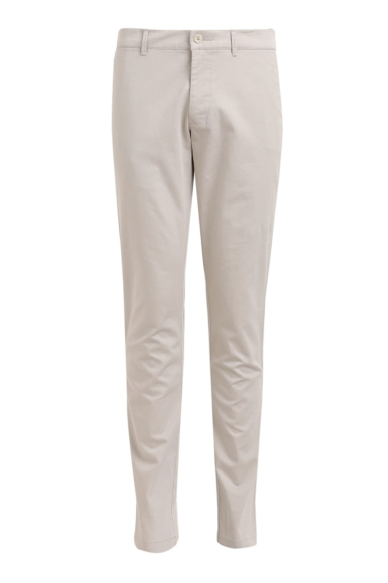 TAPERED FIT COTTON STRETCH DOBBY TROUSER