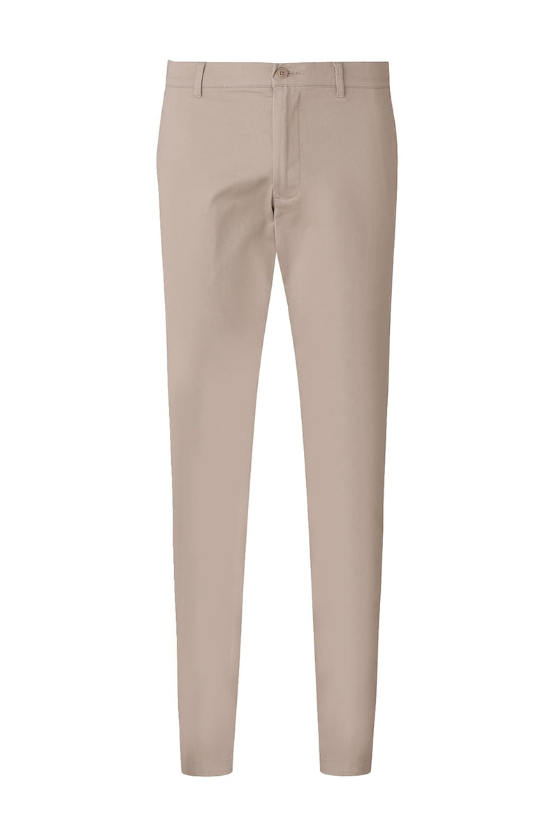 TAPERED FIT COTTON STRETCH DOBBY TROUSER