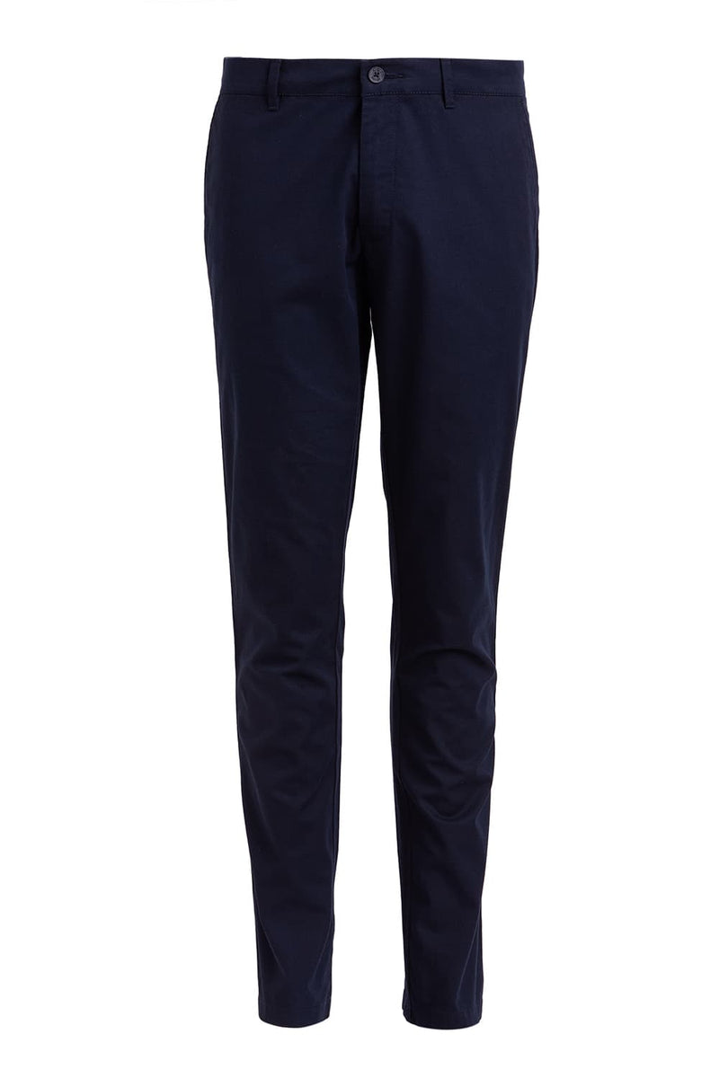 TAPERED FIT COTTON STRETCH DOBBY TROUSER