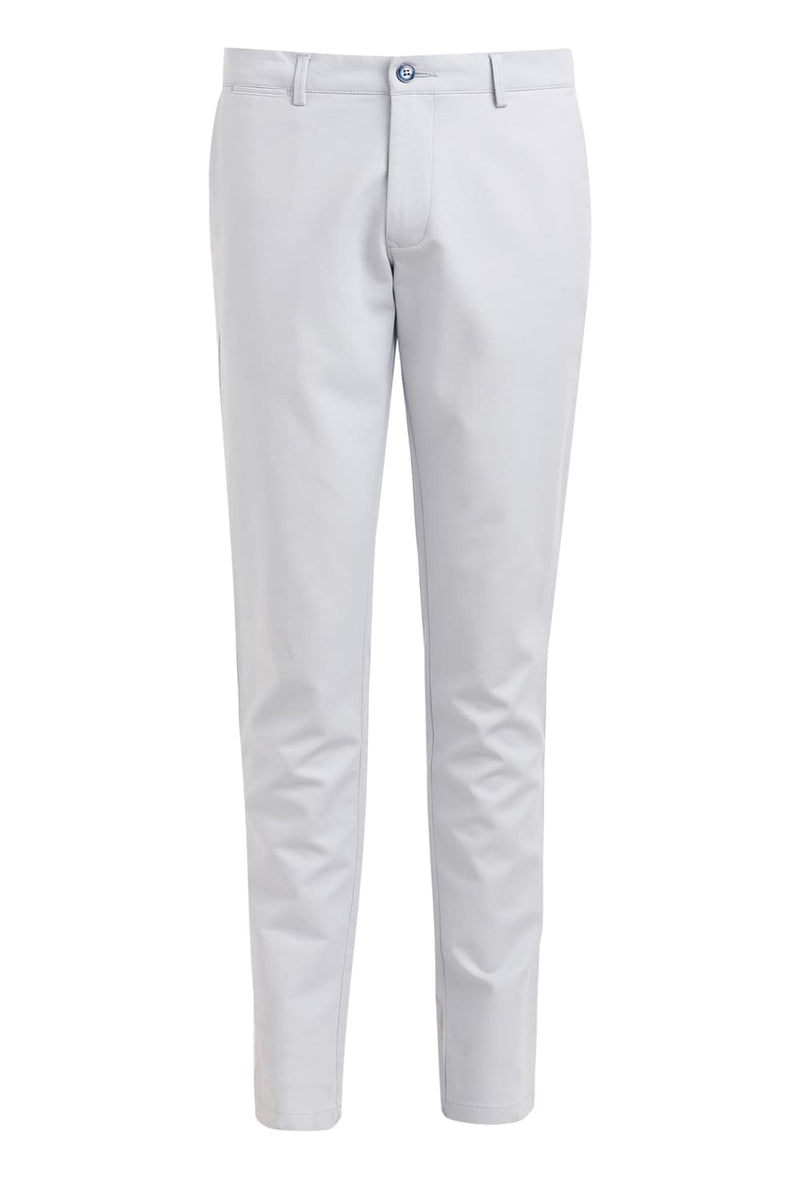 TAPERED FIT COTTON STRETCH DOBBY TROUSER