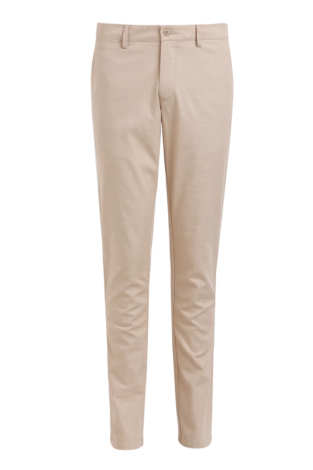 TAPERED FIT COTTON STRETCH DOBBY TROUSER