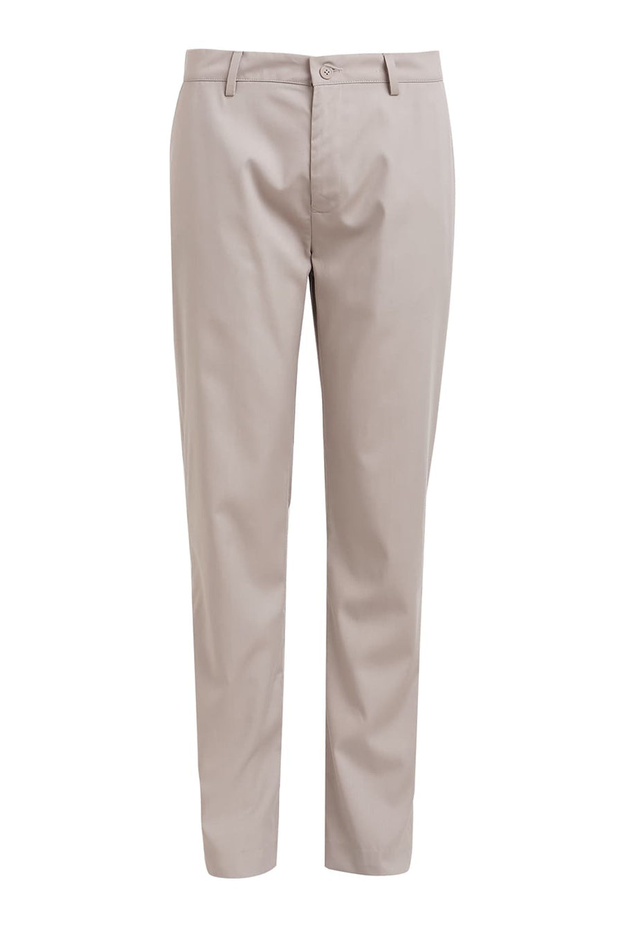 BASICS DRIFT FIT FEATHER BEIGE CATONIC POLY VISCOSE TWILL TROUSER