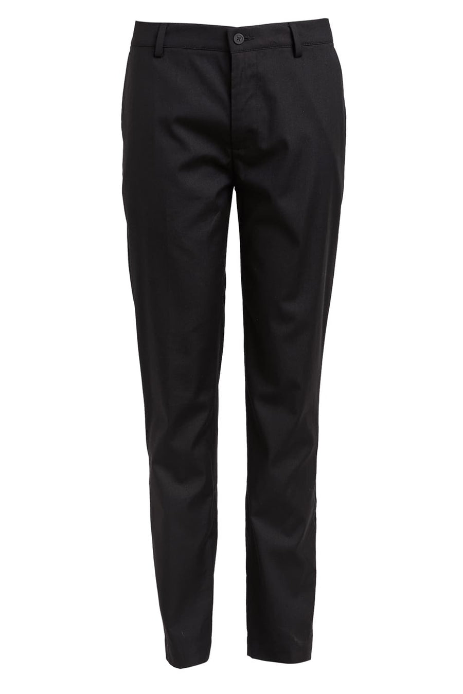 BASICS DRIFT FIT TAP SHOE BLACK CATONIC POLY VISCOSE TWILL TROUSER