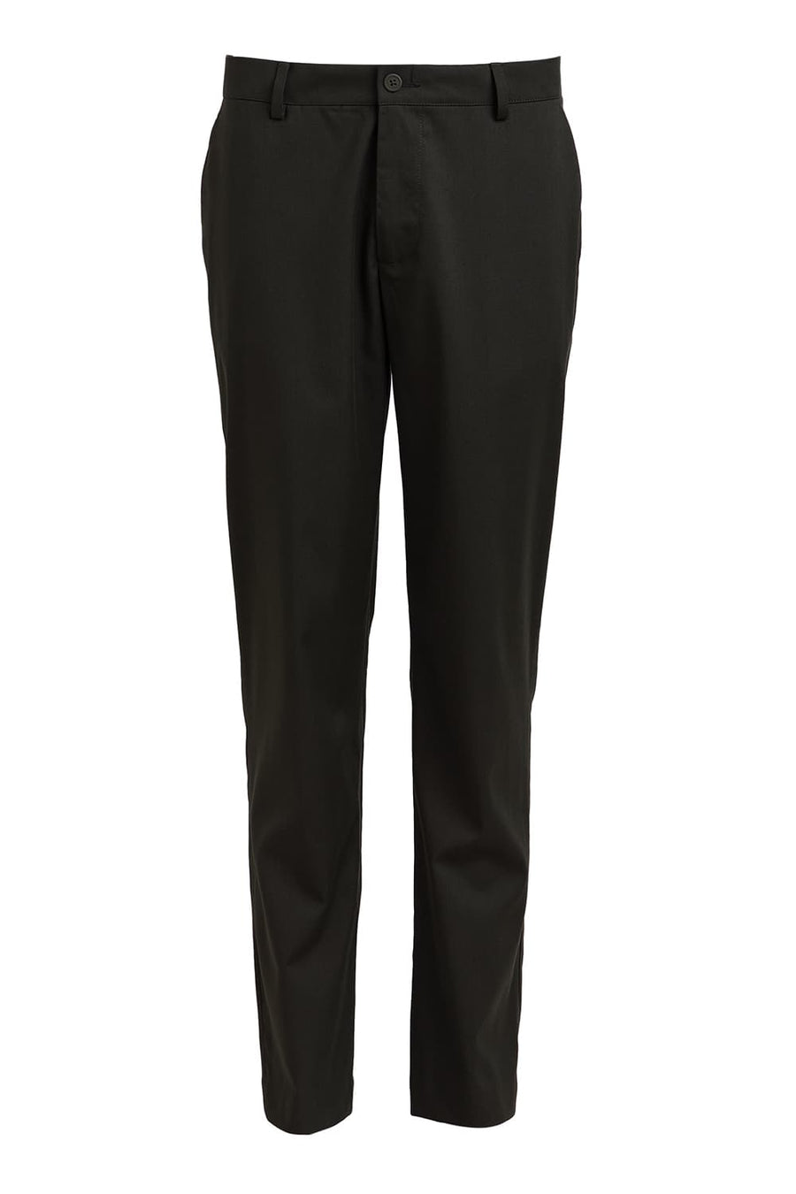 BASICS DRIFT FIT FOREST NIGHT GREEN CATONIC POLY VISCOSE TWILL TROUSER