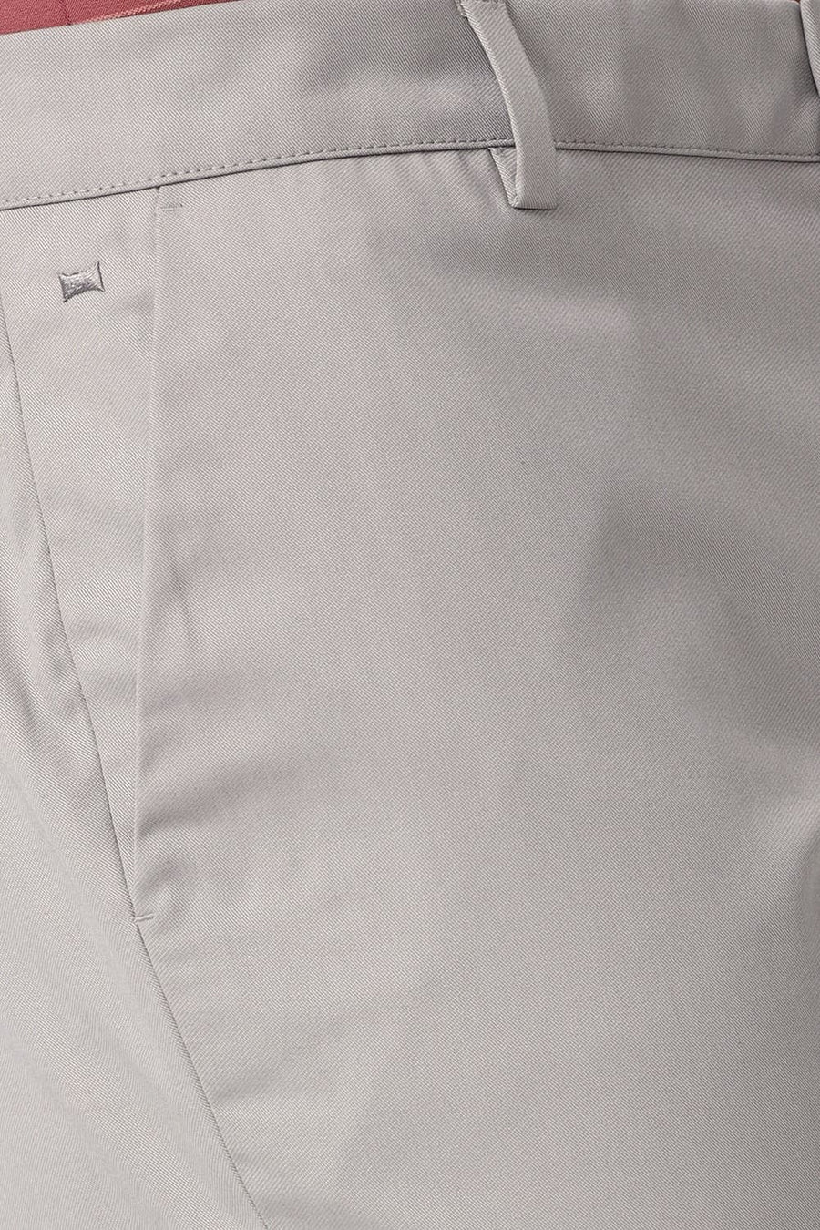 BASICS DRIFT FIT DOVE GREY CATONIC POLY VISCOSE TWILL TROUSER