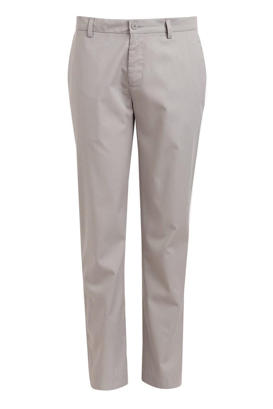 BASICS DRIFT FIT DOVE GREY CATONIC POLY VISCOSE TWILL TROUSER