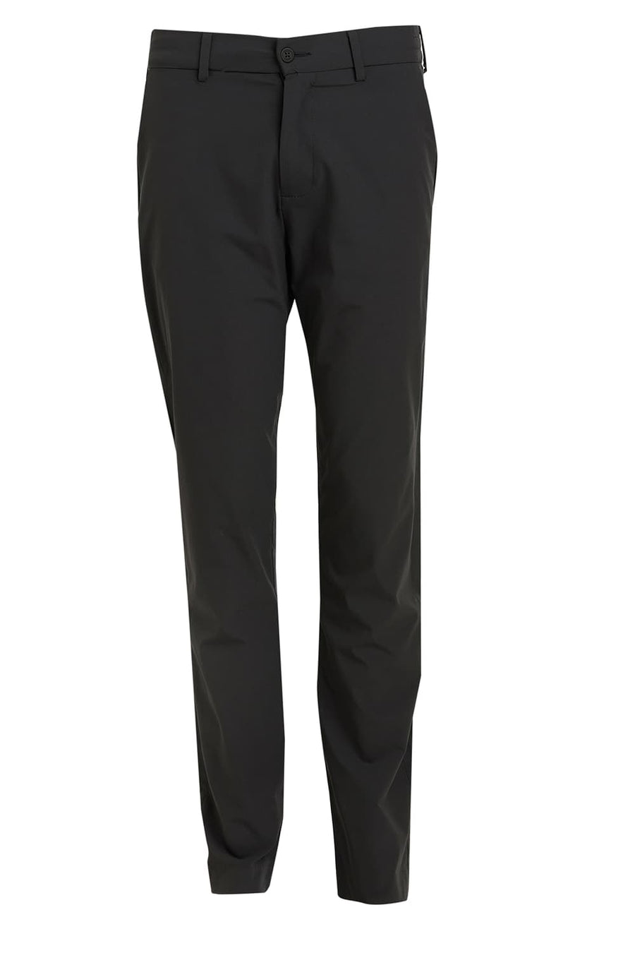 BASICS DRIFT FIT CASTLE ROCK GREY POLYESTER STRETCH DOBBY TROUSER