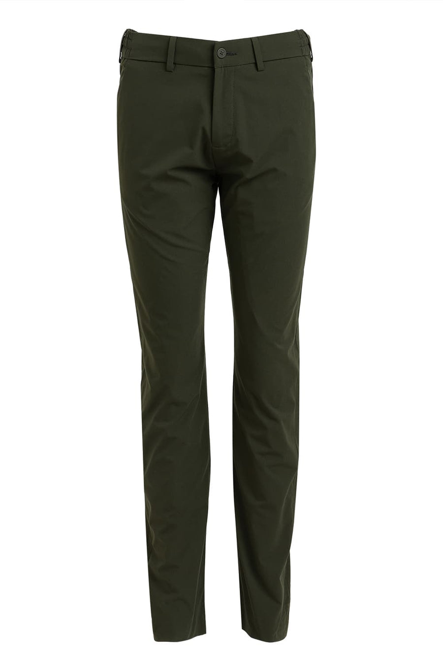 BASICS DRIFT FIT KOMBU GREEN POLYESTER STRETCH DOBBY TROUSER